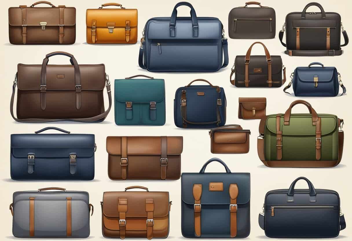 Popular brands and models of high-quality business bags for men