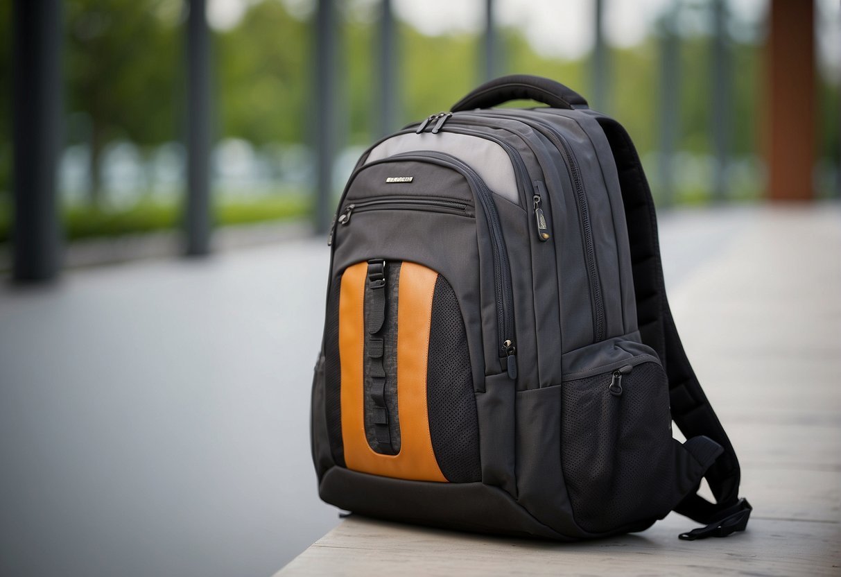 A modern school backpack with ergonomic design and trendy features