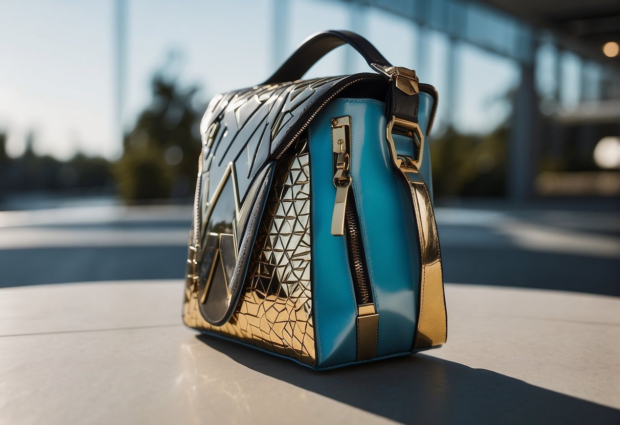 In 2024, men's shoulder bags feature sleek, minimalist designs with metallic accents and sustainable materials. Bold colors and geometric patterns are popular, reflecting a futuristic and eco-conscious aesthetic