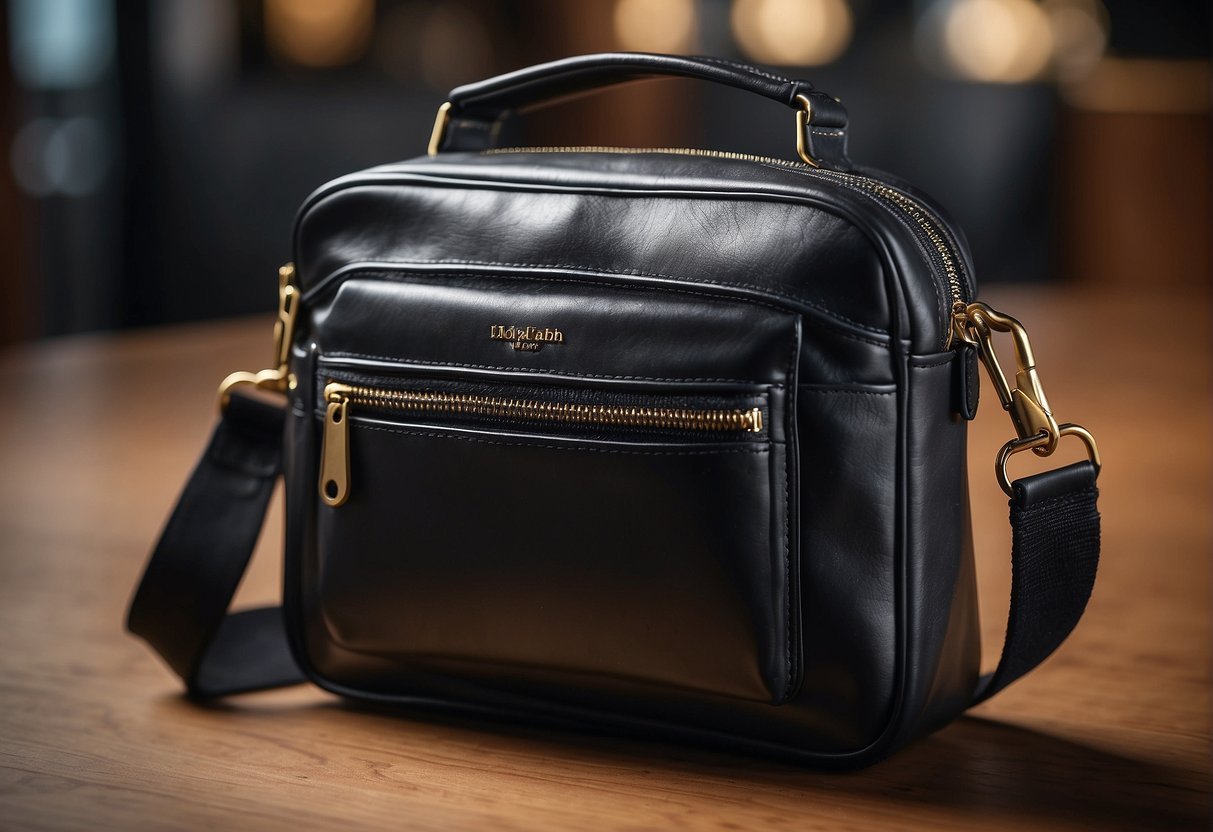 A stylish men's shoulder bag trend for 2024, featuring sleek designs and modern materials