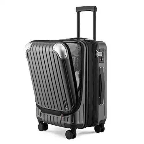 LEVEL8 Koffer Trolleys Leicht ABS+ PC Handgepäck Hartschalen-Koffer Trolley Rollkoffer, TSA