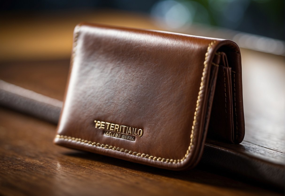 A durable wallet for daily use, symbolizing future perspectives and sustainability. Show practicality and longevity in a simple, everyday setting