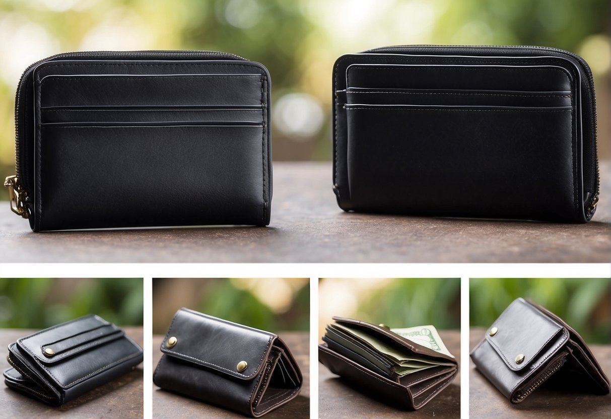 A durable wallet for everyday use, showcasing its practicality and longevity