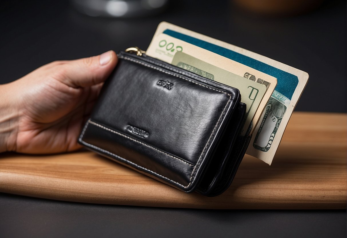 A practical, discreet wallet for gym visits, with focus on membership and finances