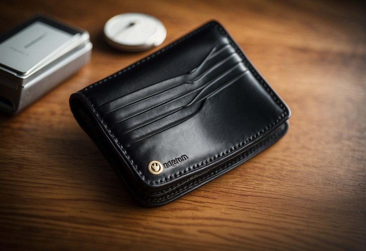 A men's wallet with a sporty design: sleek, functional, and stylish