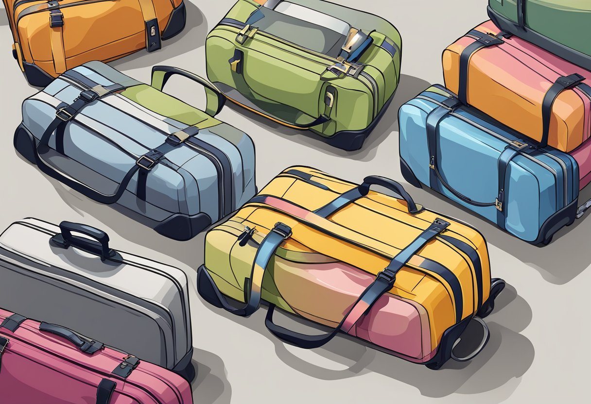 A simple luggage strap prevents travel chaos